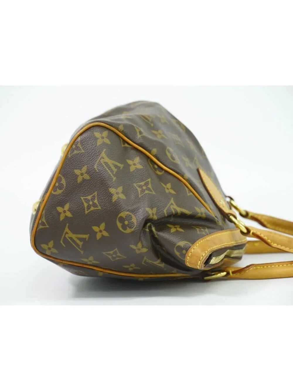 Louis Vuitton LV Tivoli PM Monogram Handbag Brown